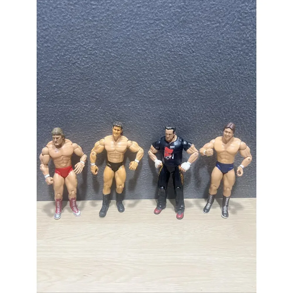WWE Lot of 16 2003 Jakks Pacific Action Figure Brian Knobbs Mat Harvey Bam Bam